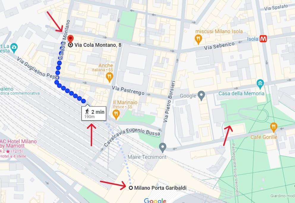 Appartamento Wi-Fi - Garibaldi - Isola Milano Esterno foto